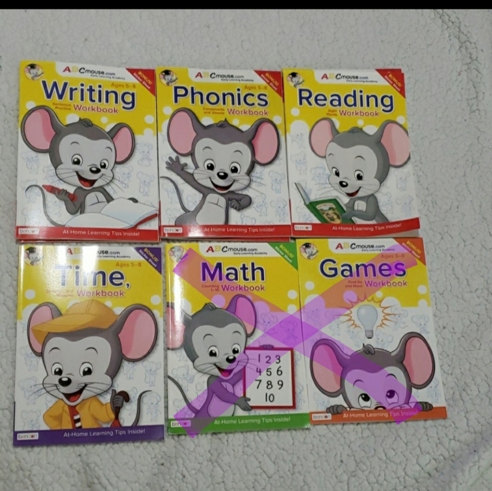 New ABCmouse workbooks (Set of 3)
